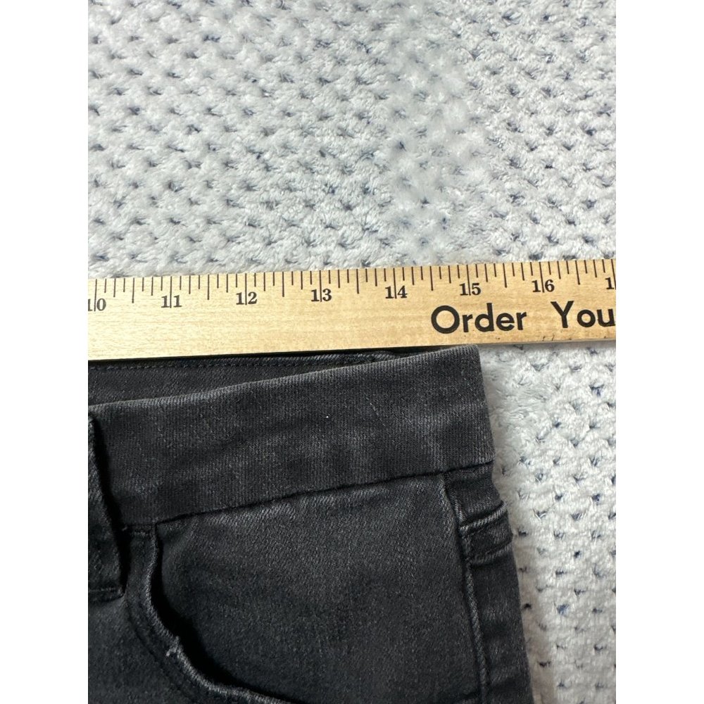 No Boundaries Jeans Junior Women 13 Black Skinny Distressed Super High Rise - Picture 7 of 9